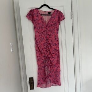 Majorelle Elaine Midi Dress in Pink Baybreeze